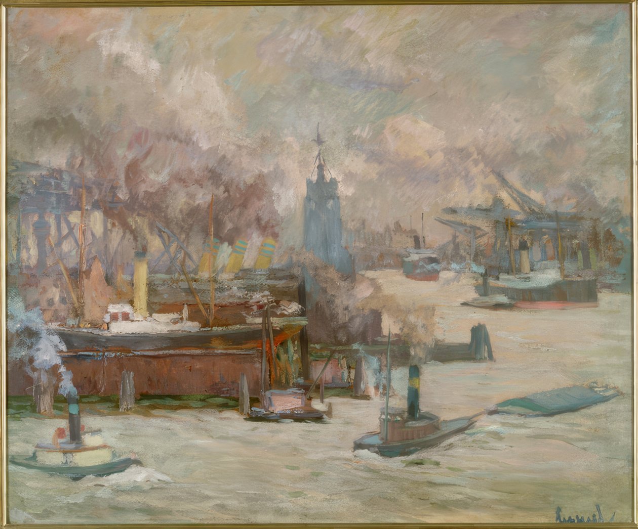 Det store skibsværft af Edward Cucuel