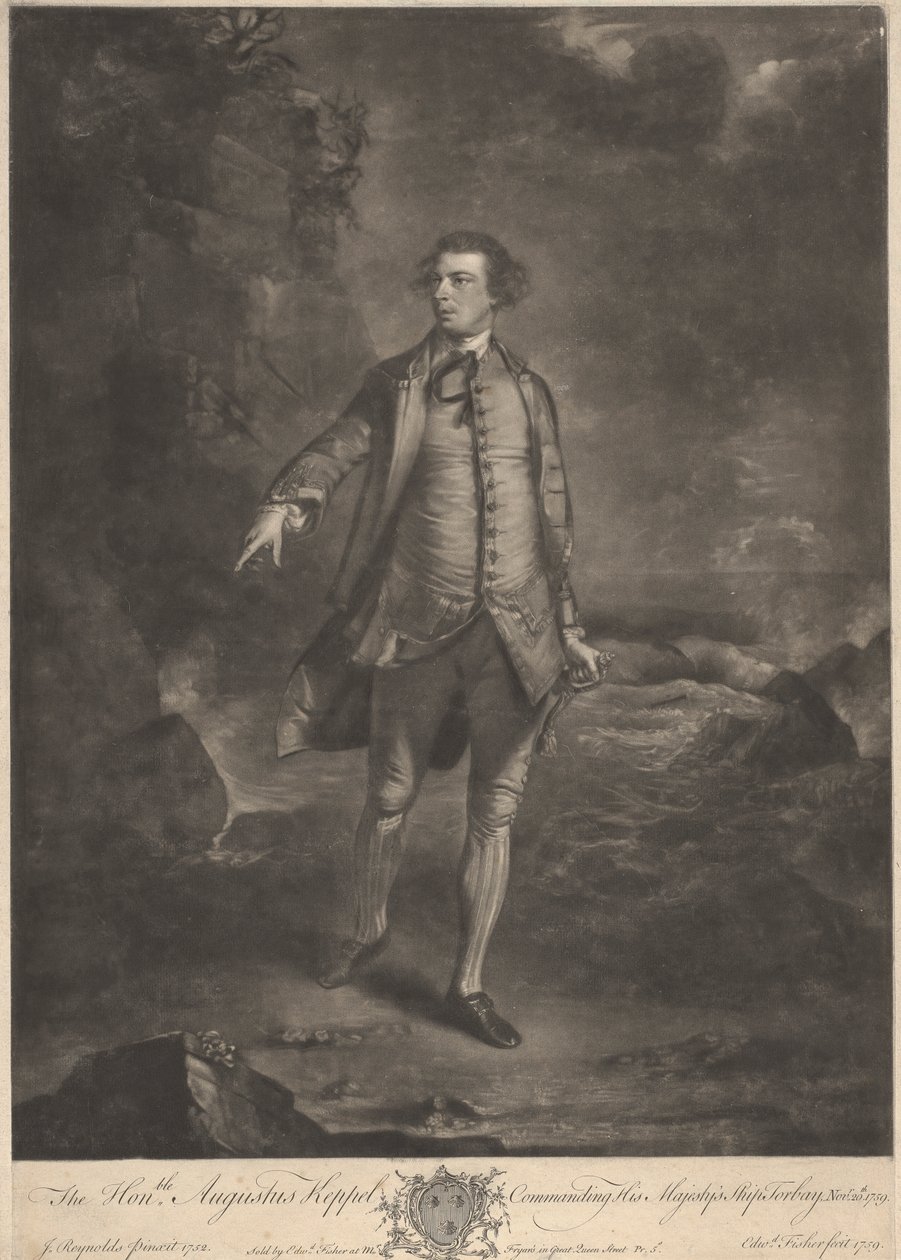 Den ærede Augustus Keppel af Edward Fisher