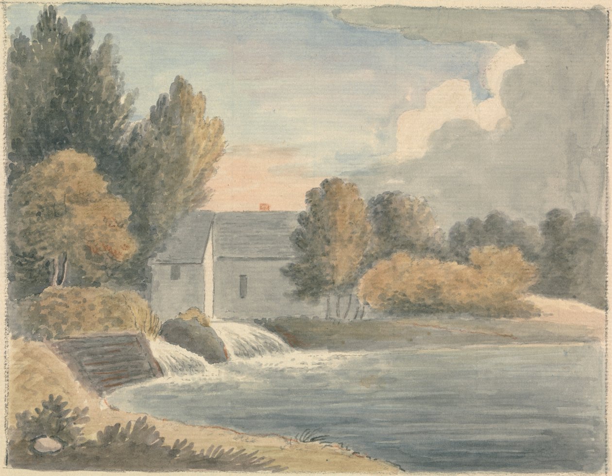 Bathampton Mølle af Edward Francis Burney