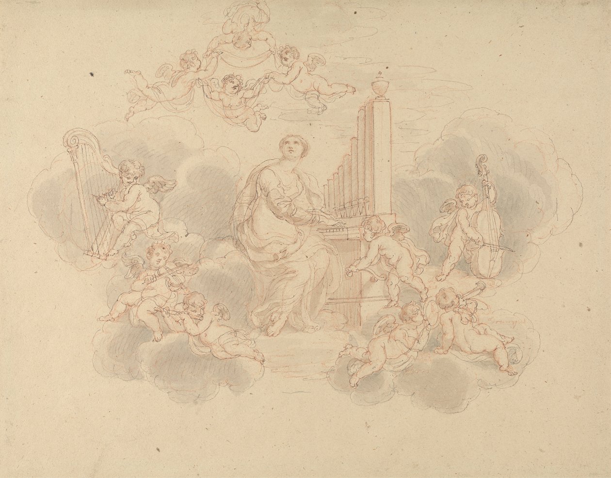 Himmelske Orkester af Edward Francis Burney