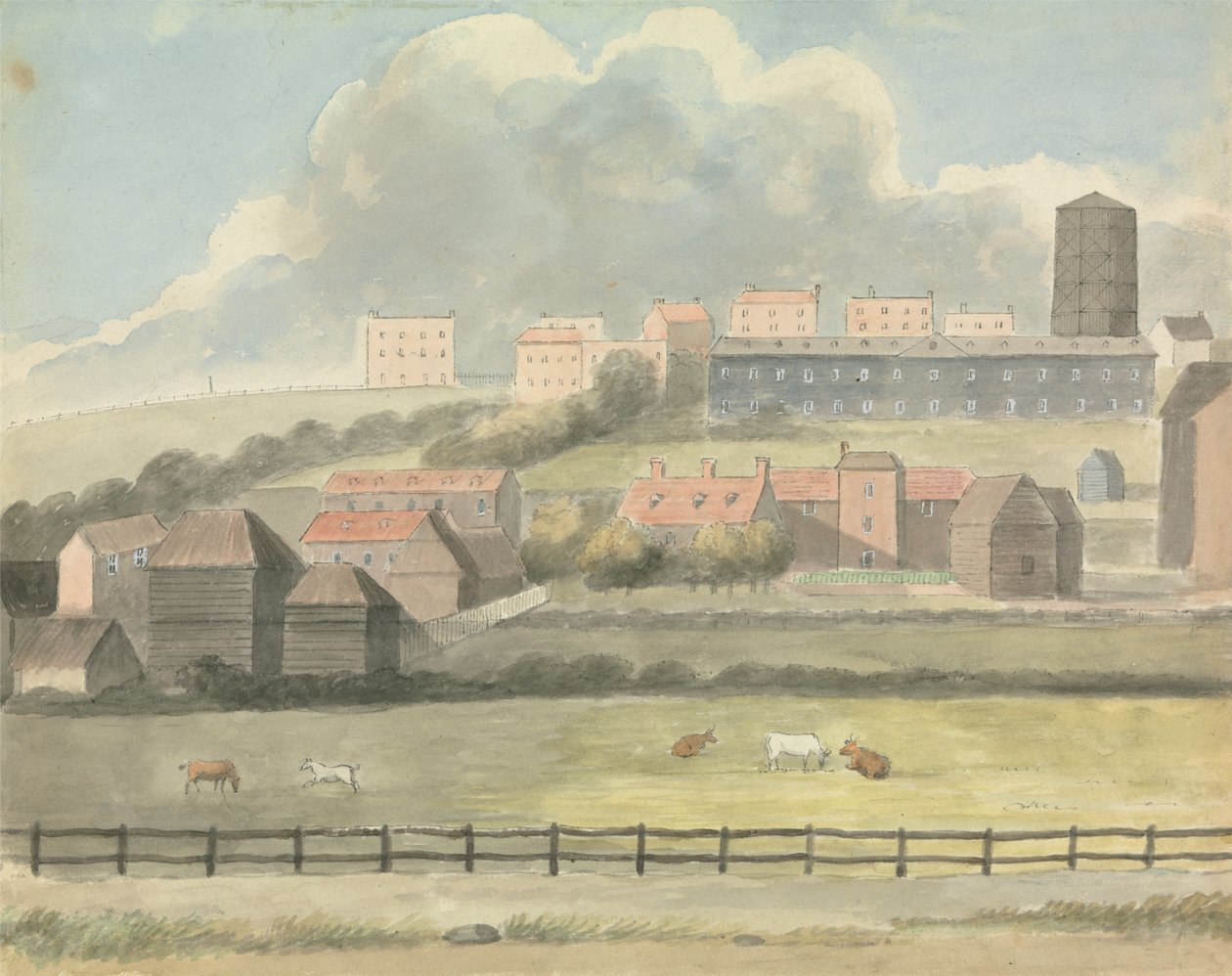 Udsigt ved Margate af Edward Francis Burney