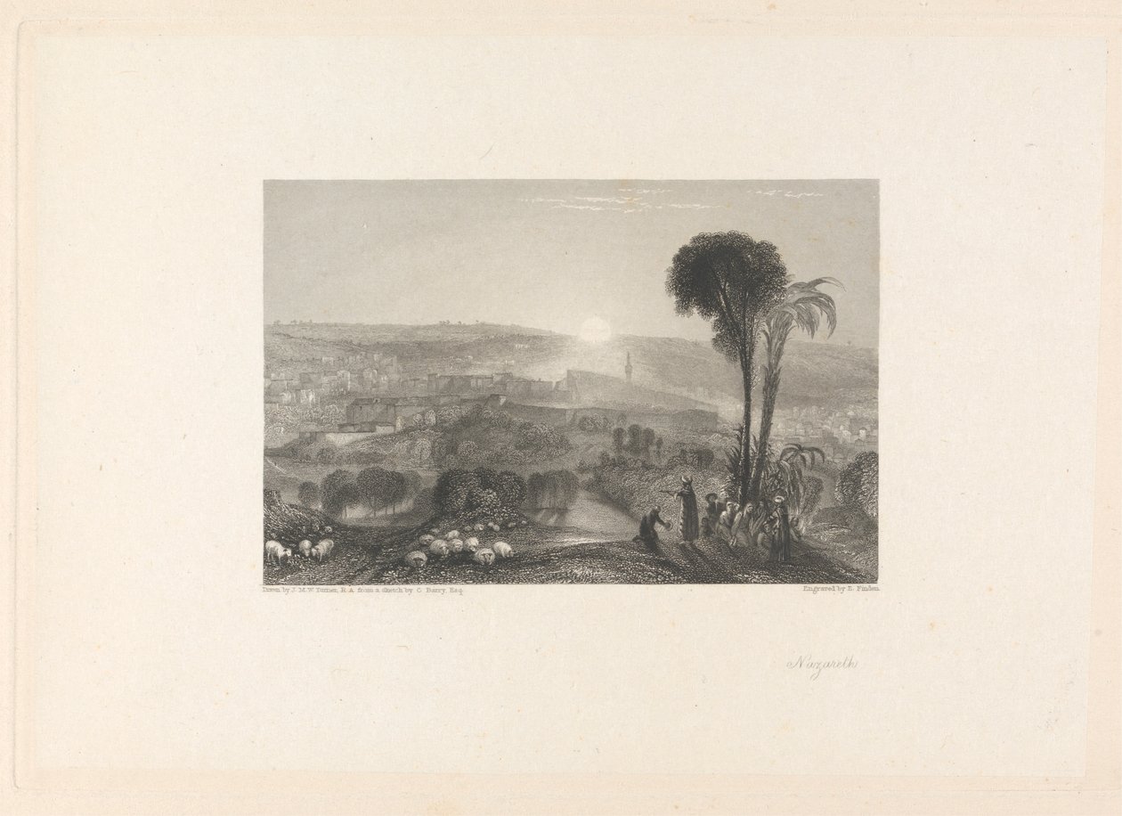 Nazareth af Edward Francis Finden
