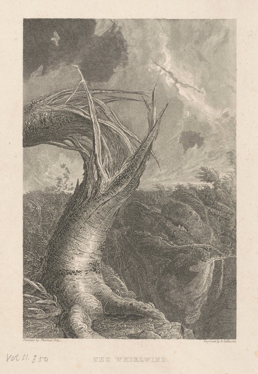 Hvirvelvinden af Edward Gallaudet, after Thomas Cole