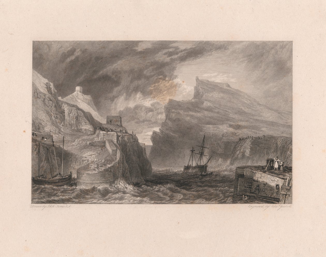 Boscastle, Cornwall af Edward Goodall