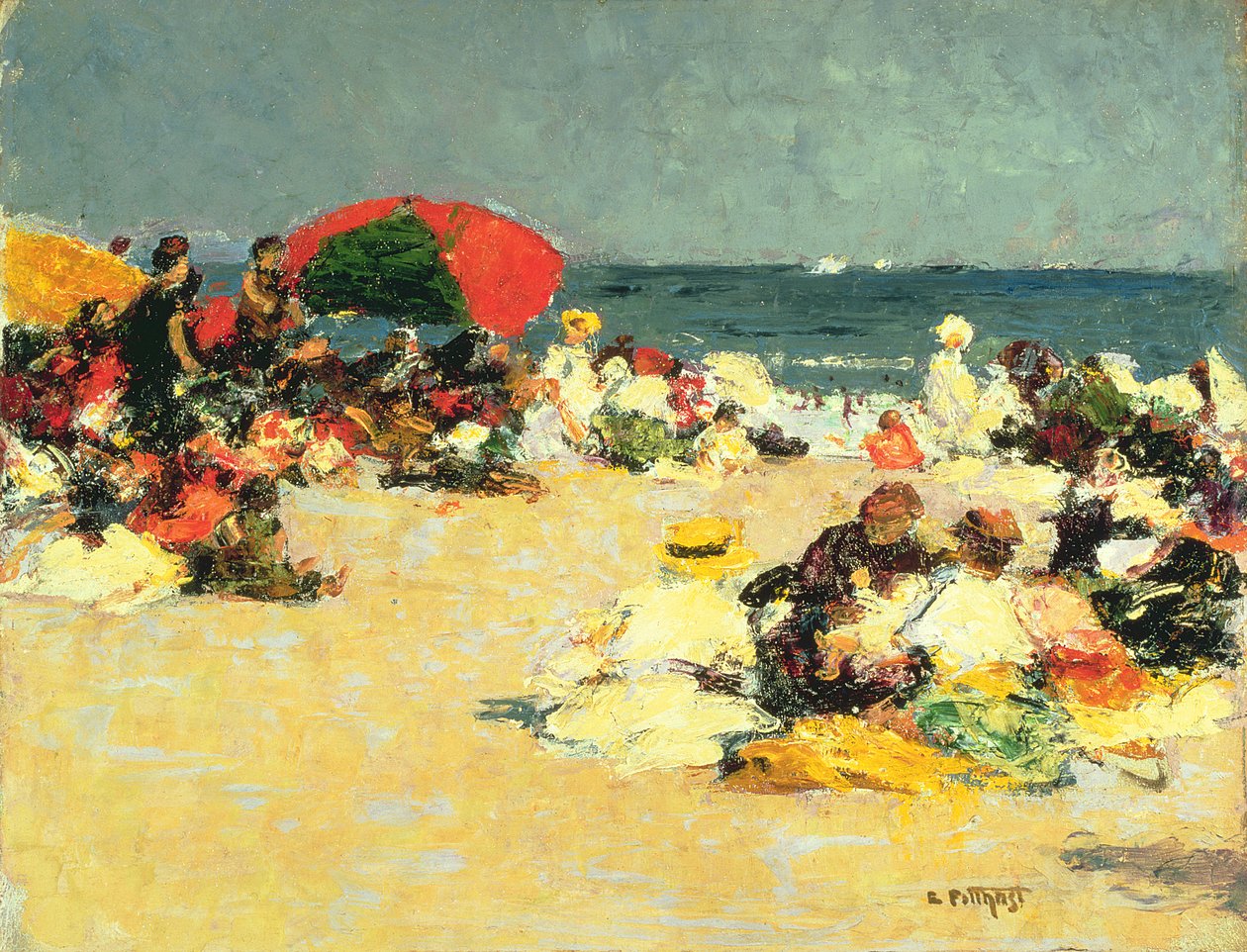På stranden af Edward Henry Potthast
