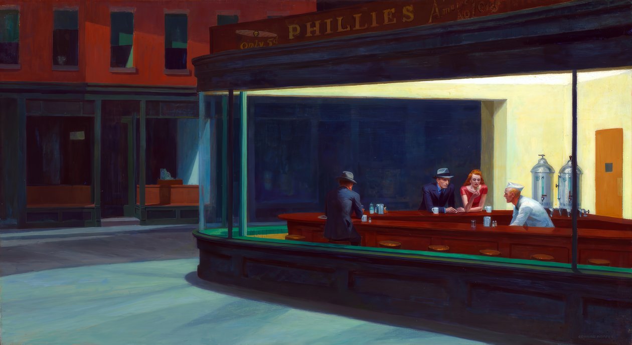 Nighthawks af Edward Hopper
