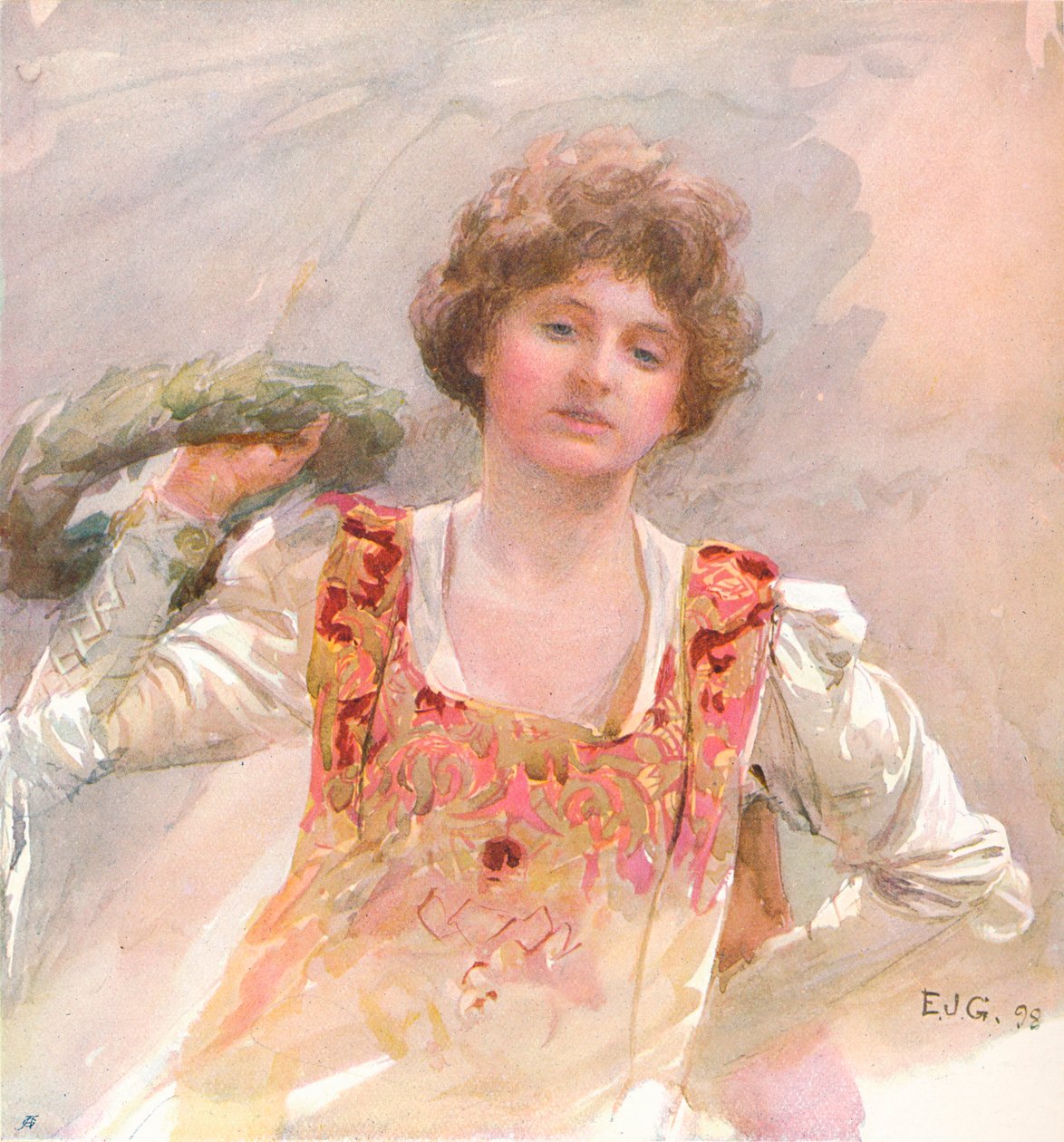 Fødselsdagen, c1870-1906, 1906. af Edward John Gregory