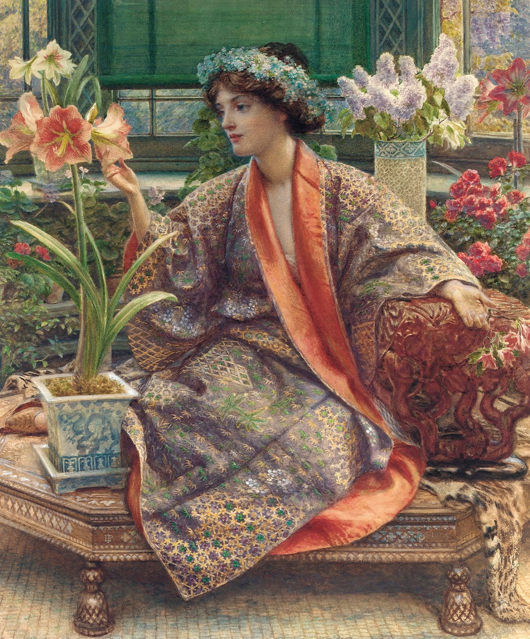 En varm blomst, 1909 af Edward John Poynter