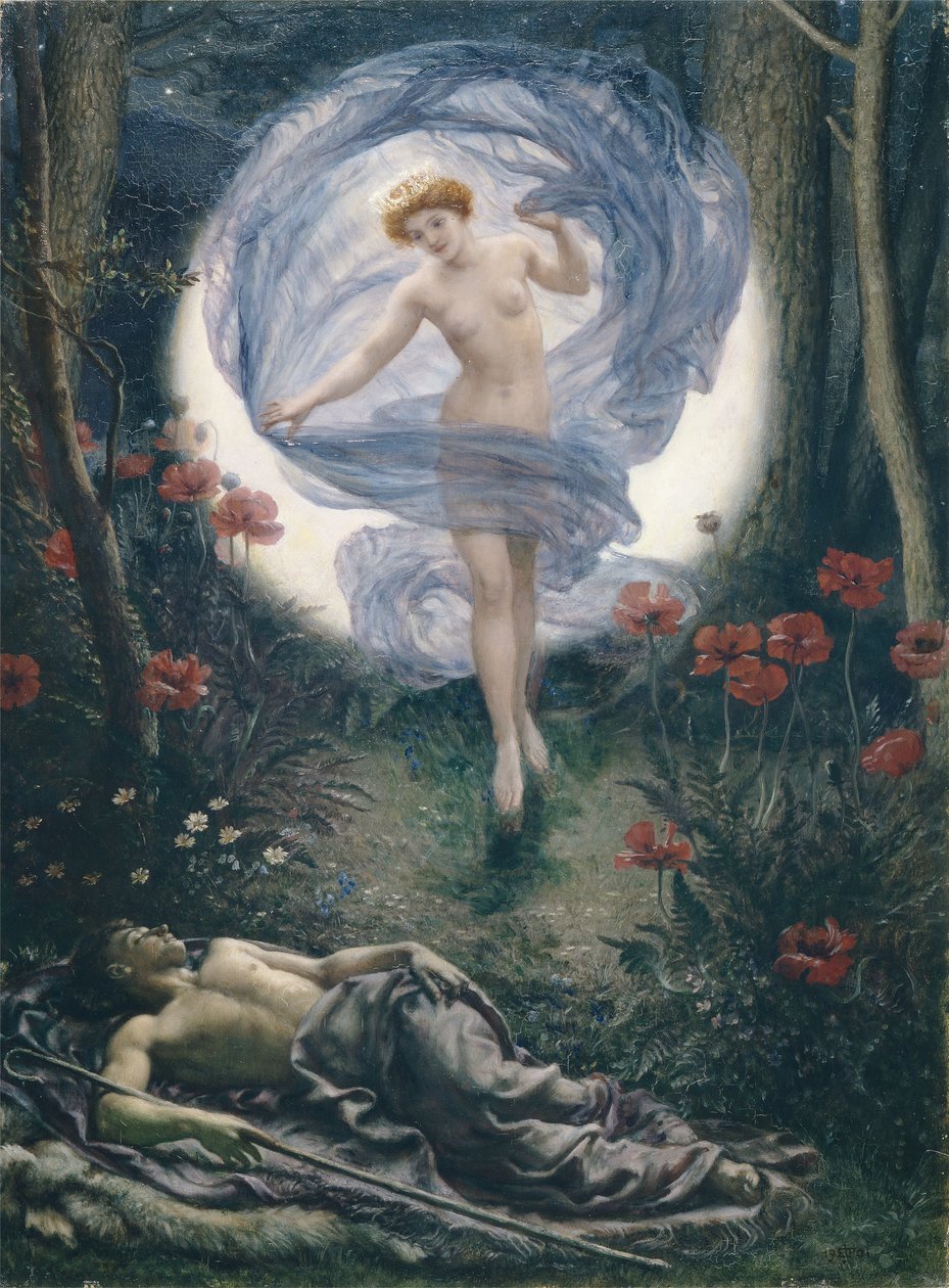 Diana og Endymion af Edward John Poynter