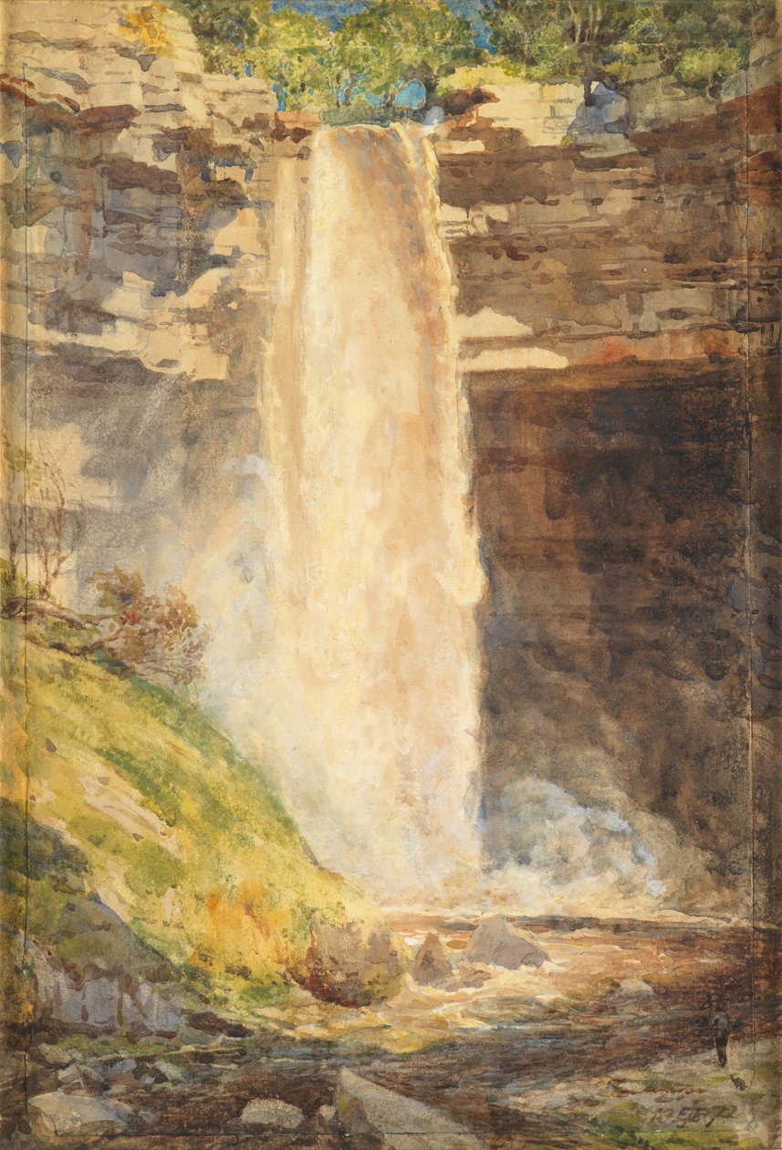 Hardraw Force, 1872 af Edward John Poynter