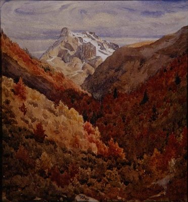 Mount Blanc af Edward John Poynter