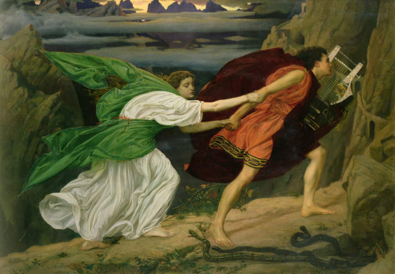 Orfeus og Eurydike, 1862 af Edward John Poynter