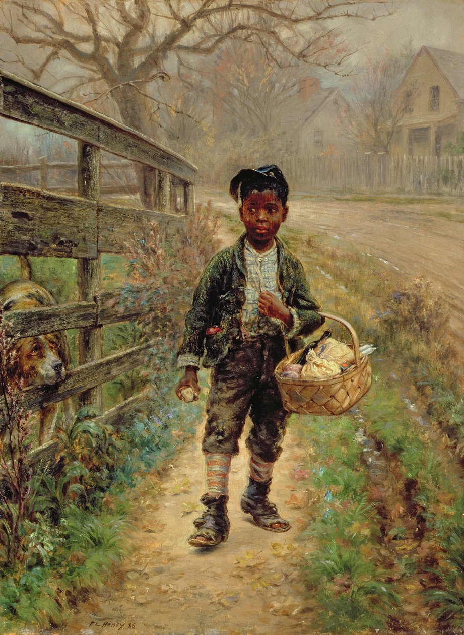 Protecting the Grocery, 1886 af Edward Lamson Henry