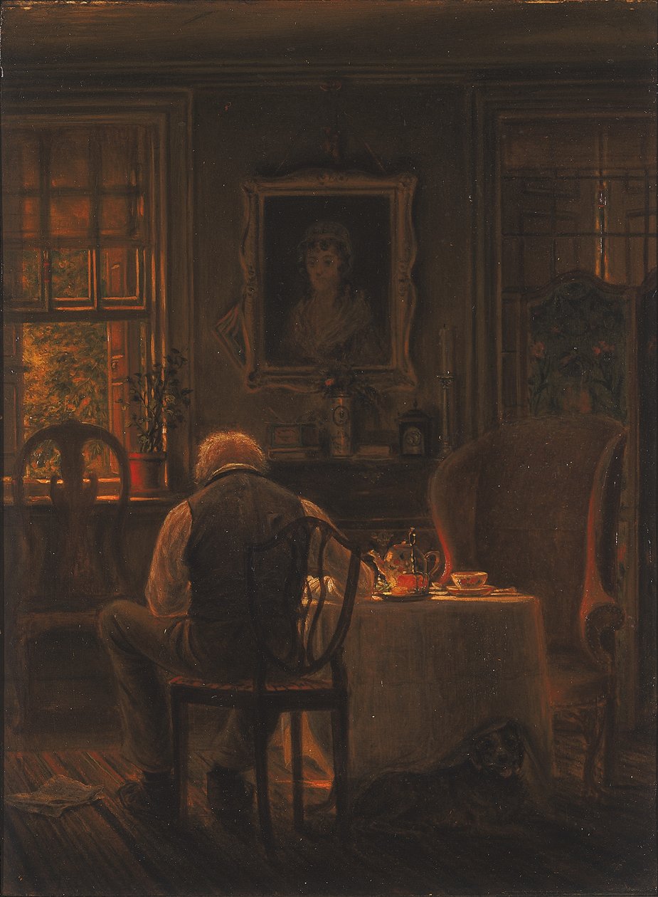 Enkemanden, 1873. af Edward Lamson Henry