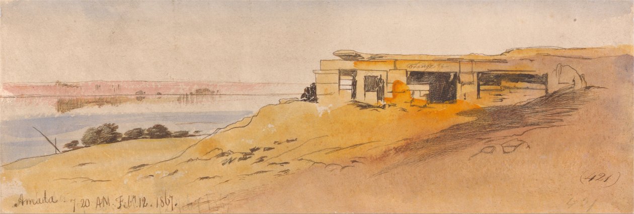 Amada, 7:20, 12. februar 1867 (421) af Edward Lear