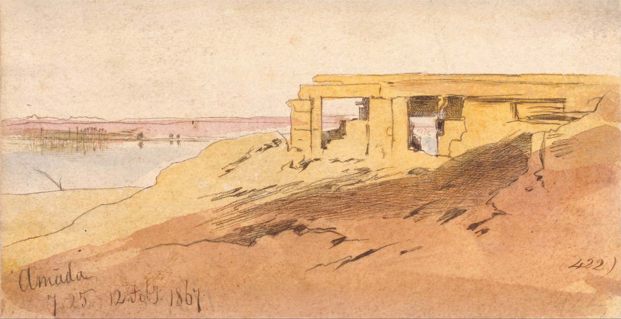 Amada, 7:25, 12. februar 1867 (422) af Edward Lear