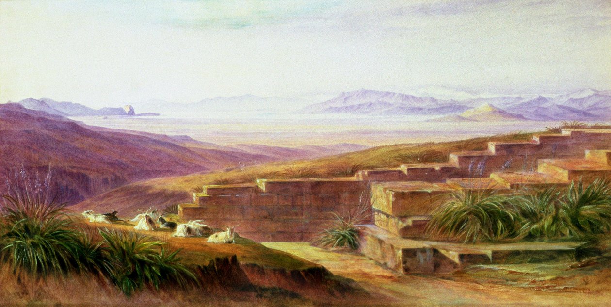 Argos fra Mykene, 1849 af Edward Lear