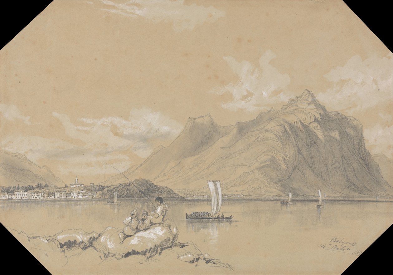 Balgrate. 14. October. 1837 af Edward Lear