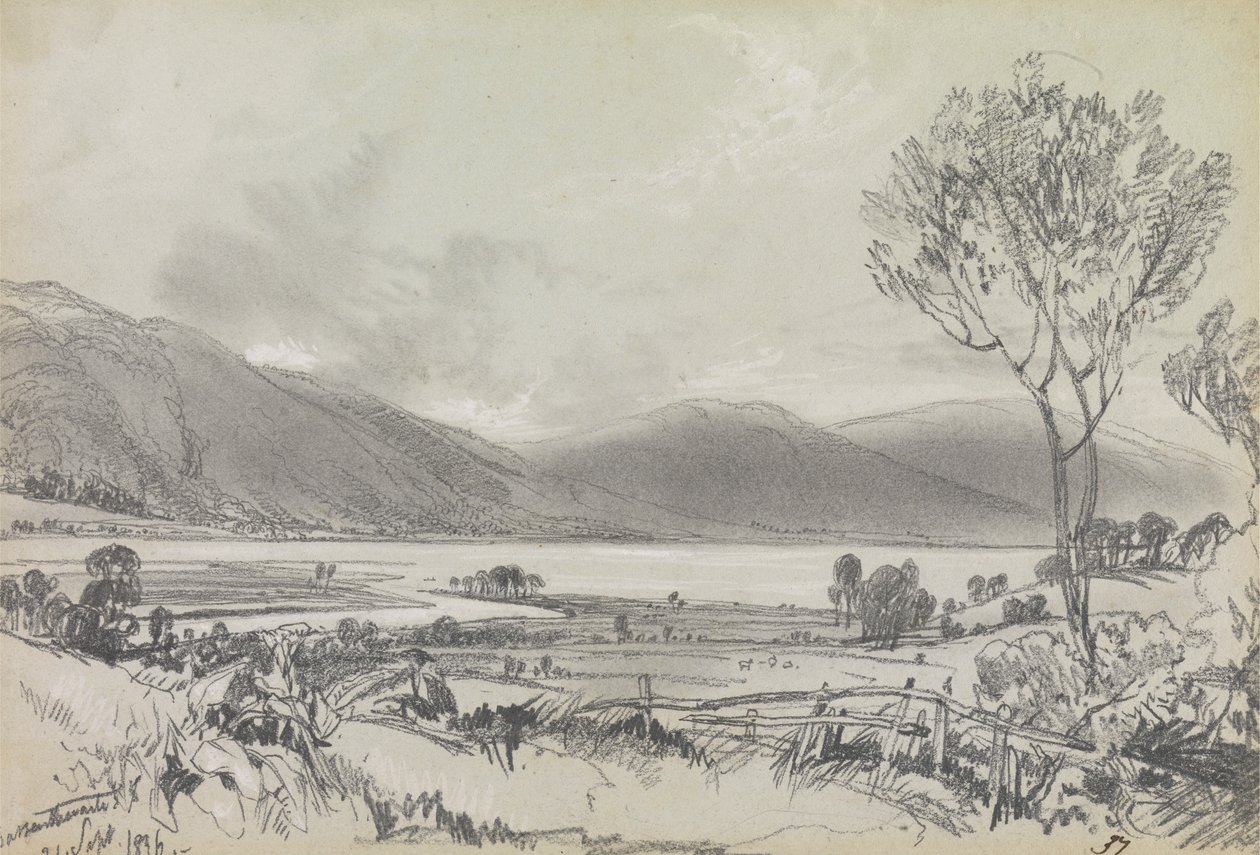 Bassenthwaite af Edward Lear