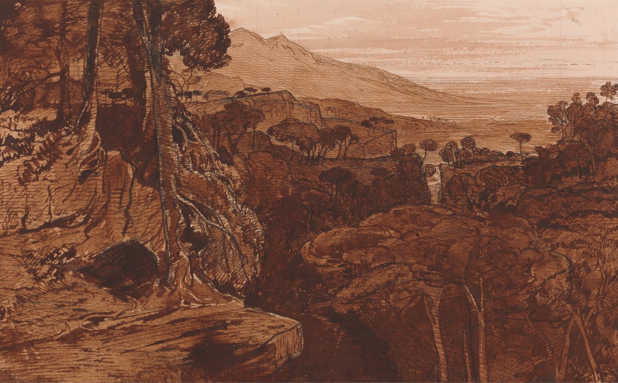 Bavella, Korsika af Edward Lear