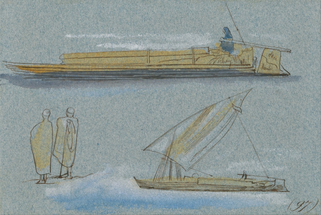 Både på Nilen af Edward Lear