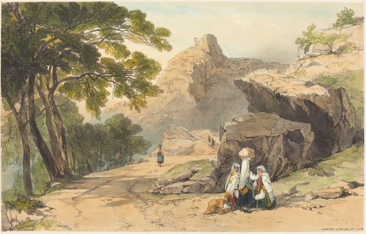 Cervara. af Edward Lear