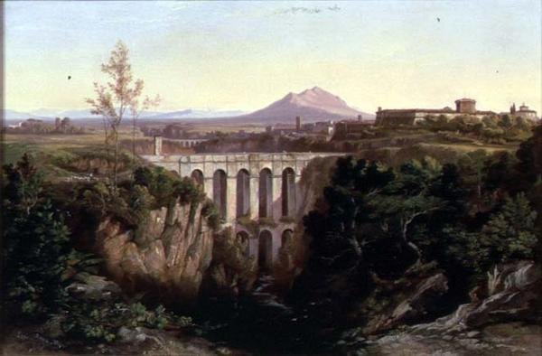 Civita Castellana af Edward Lear