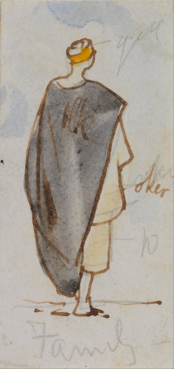 Egyptisk mand af Edward Lear