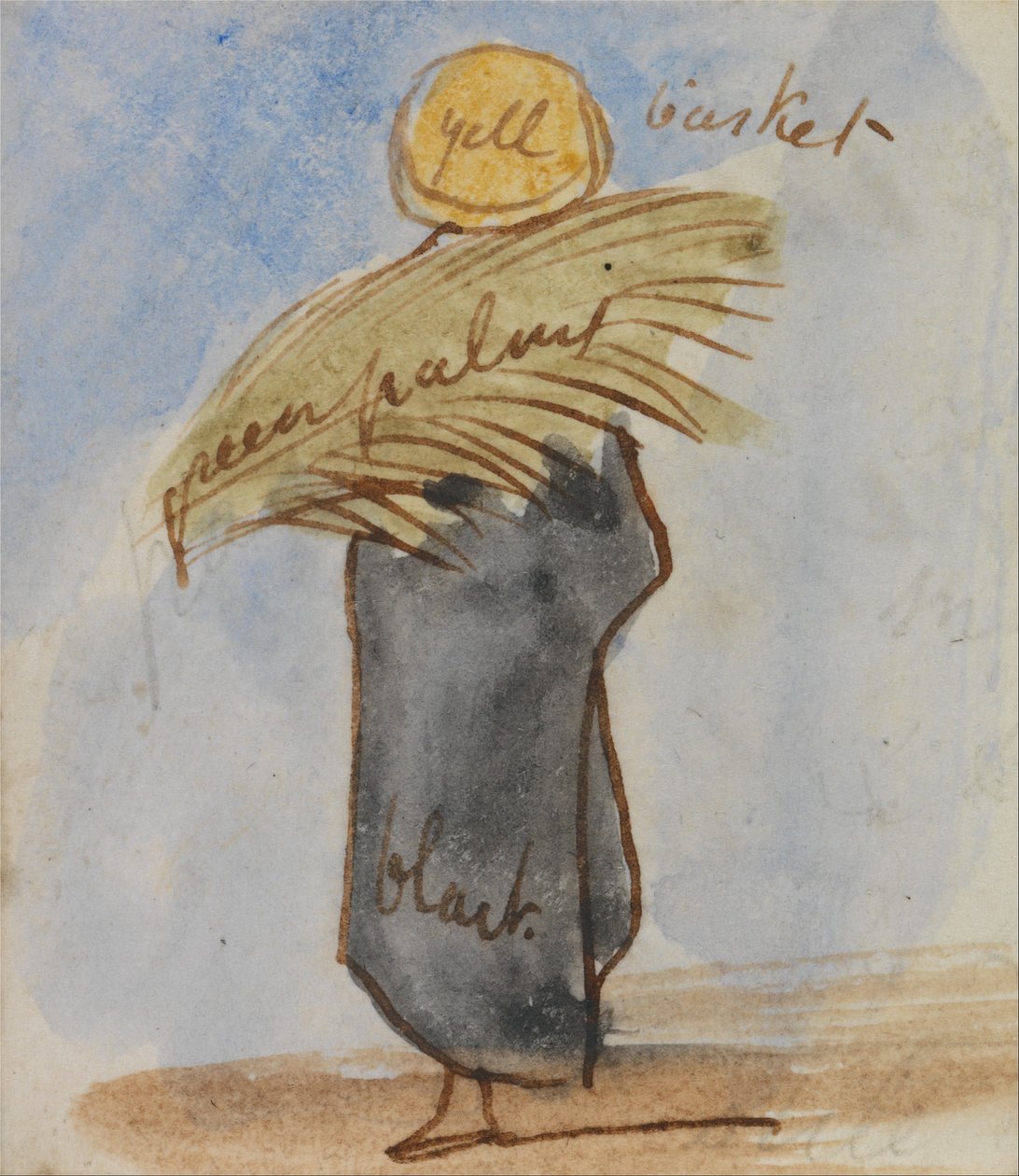Egyptisk mand af Edward Lear