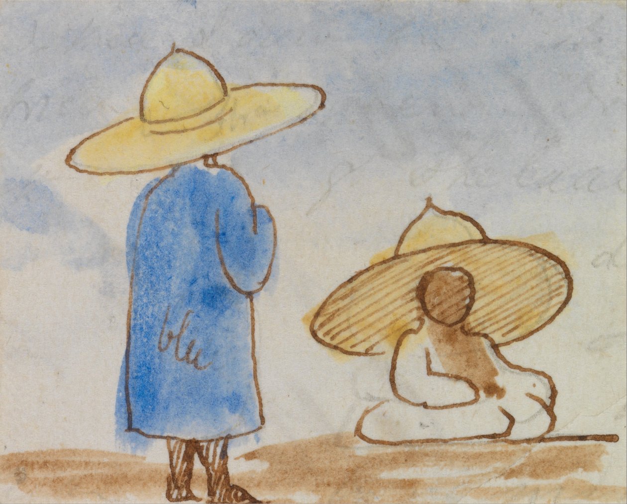 Egyptiske mænd af Edward Lear