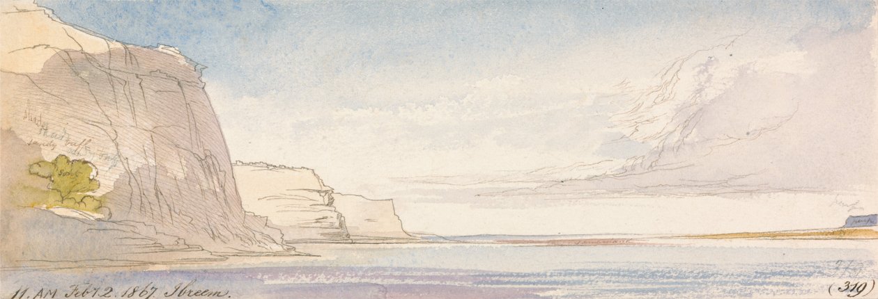 Ibreem, kl. 11.00, 2. februar 1867 (319) af Edward Lear