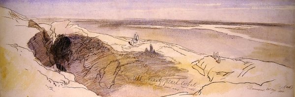 I ørkenen nær Damaskus af Edward Lear