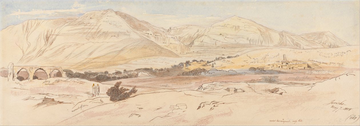 Jericho, 7. maj 1858 (157) af Edward Lear