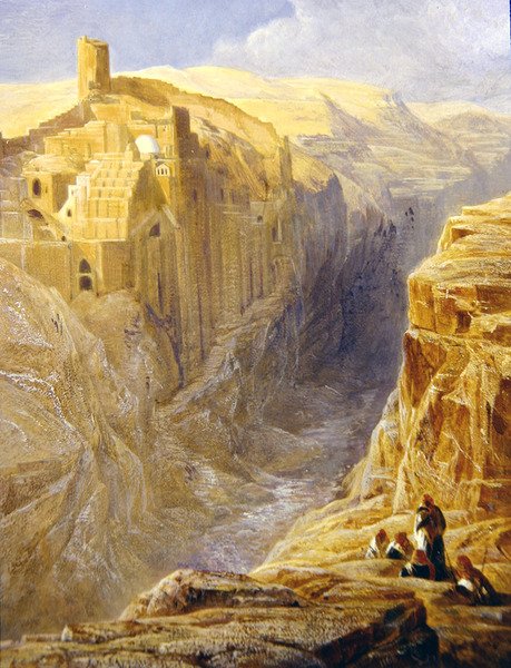 Mar Saba af Edward Lear