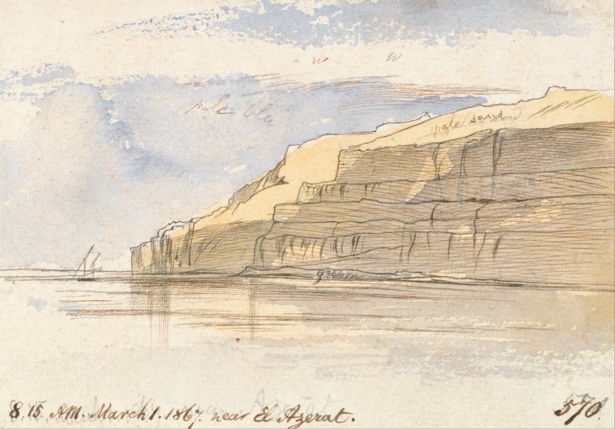 I nærheden af El Azerat af Edward Lear