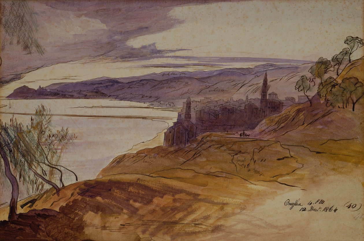 Oneglia af Edward Lear