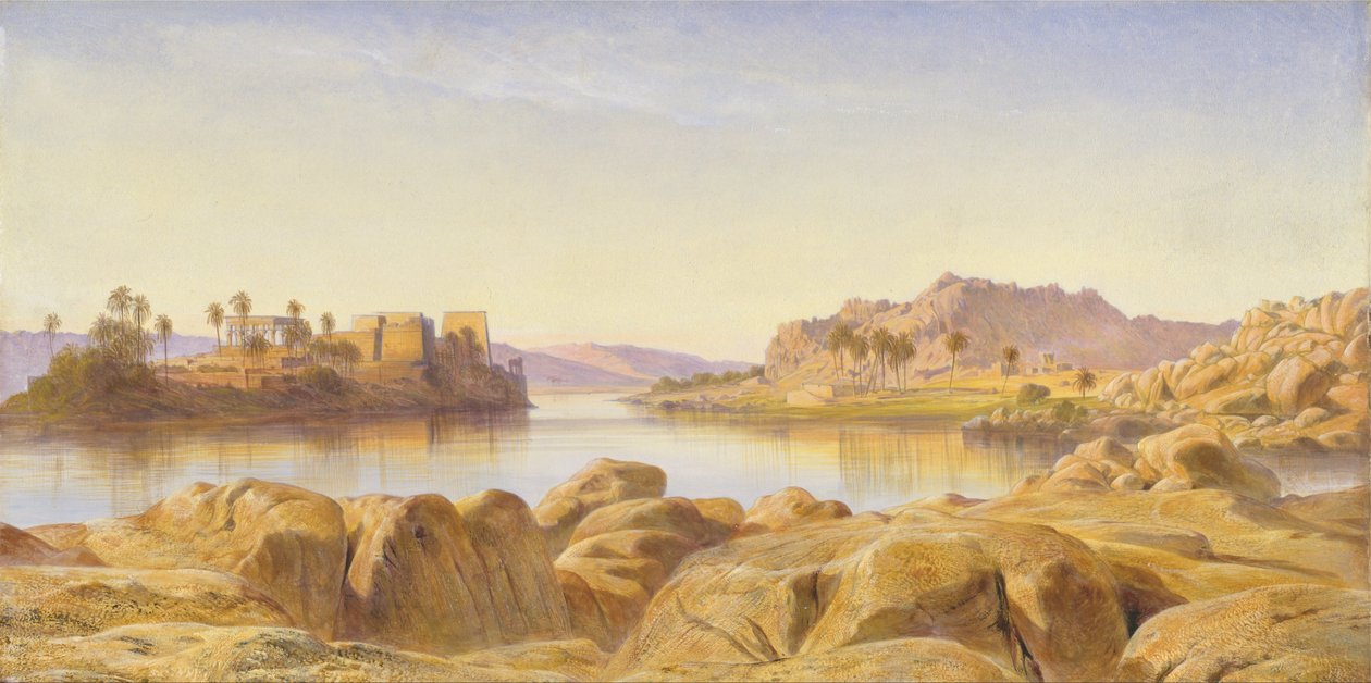 Philae, Egypten af Edward Lear