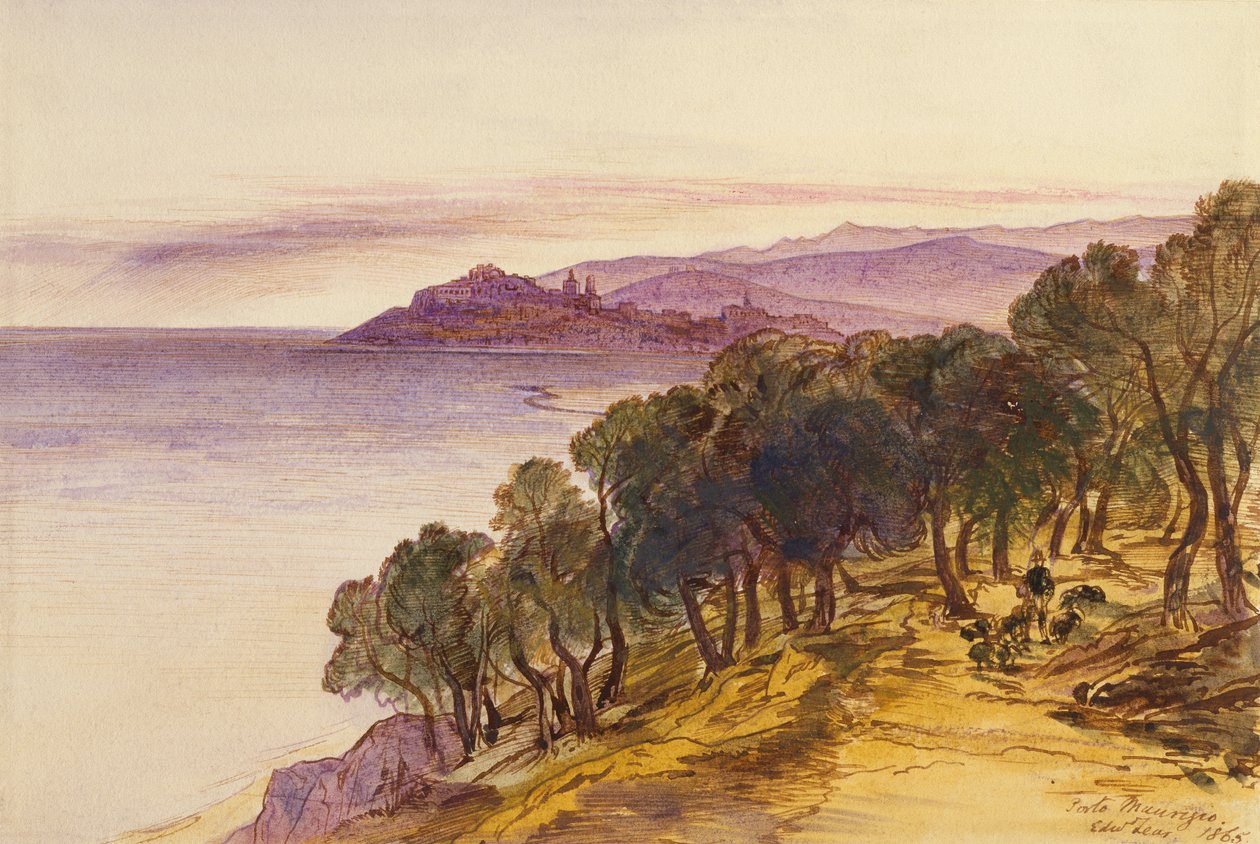 Porto Maurizio af Edward Lear
