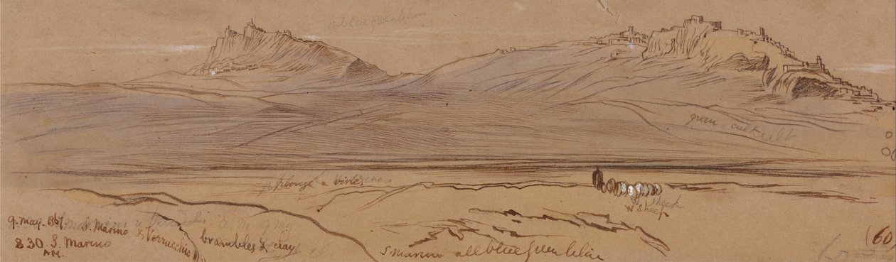 San Marino af Edward Lear