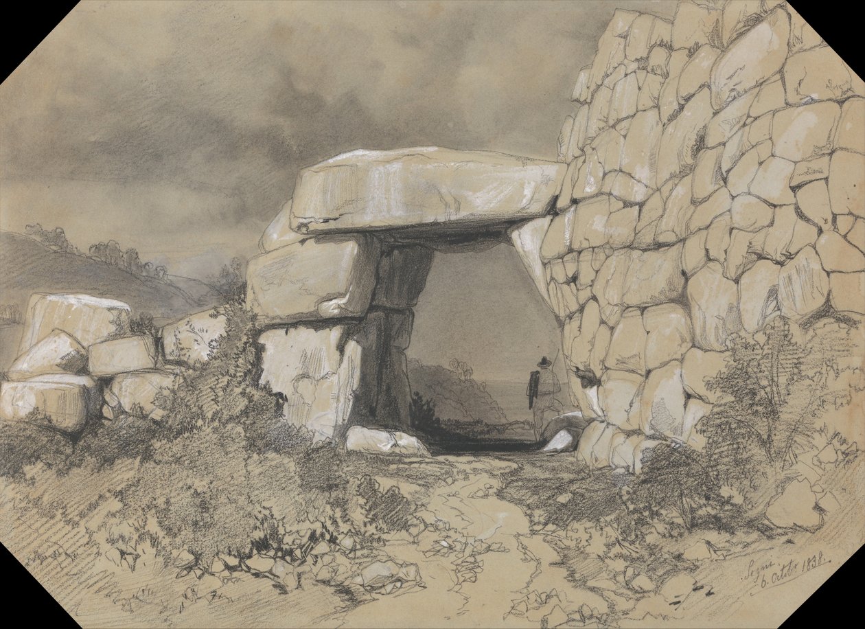 Segni, 6. oktober 1838 af Edward Lear