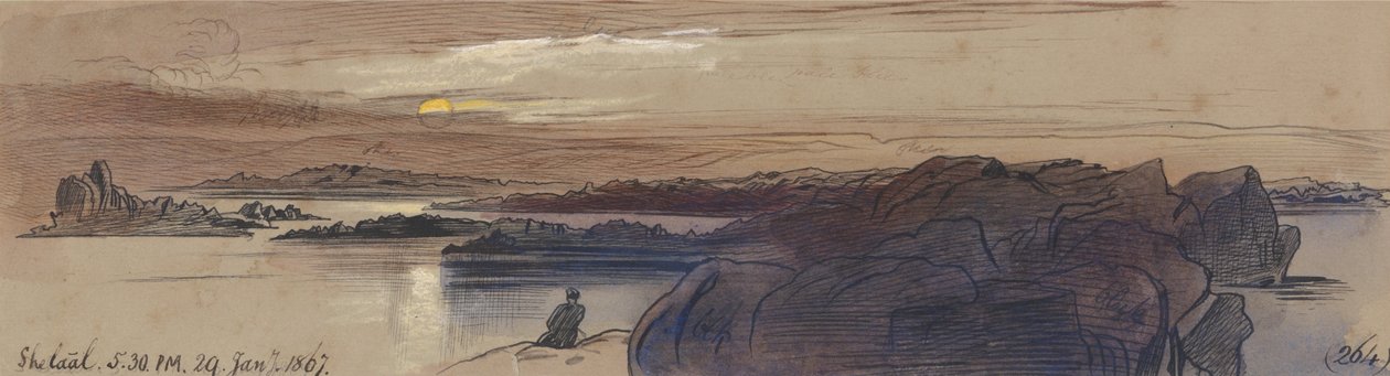 Shelaal, kl. 5:30, 29. januar 1867 (264) af Edward Lear