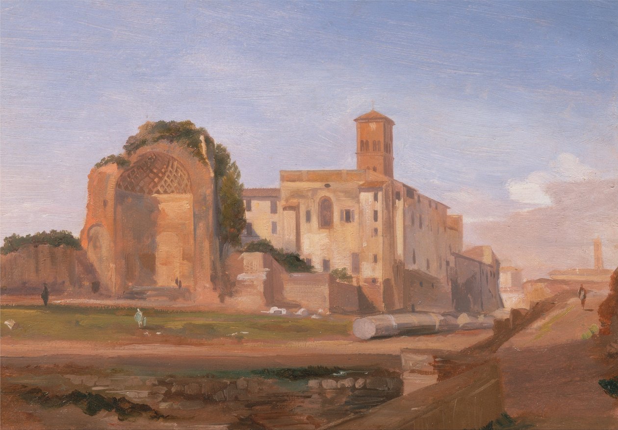 Venus- og Rom-templet, Rom af Edward Lear