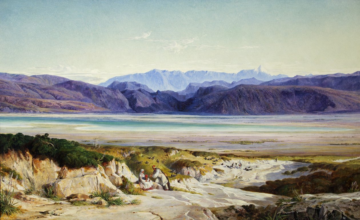 Thermopylæs bjerge af Edward Lear