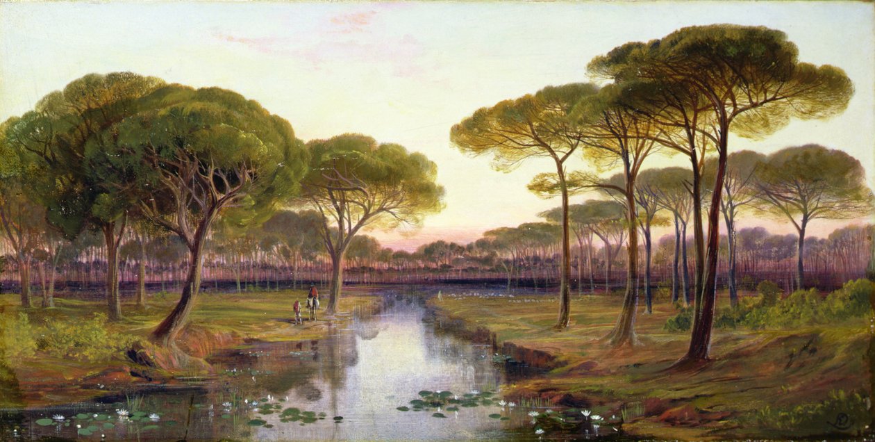 Pinetaen, Ravenna af Edward Lear