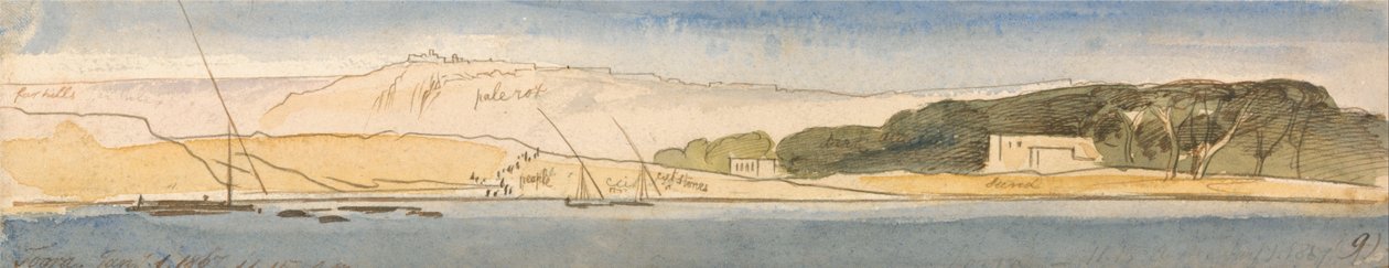 Toara, kl. 11.15, 1. januar 1867 (9) af Edward Lear