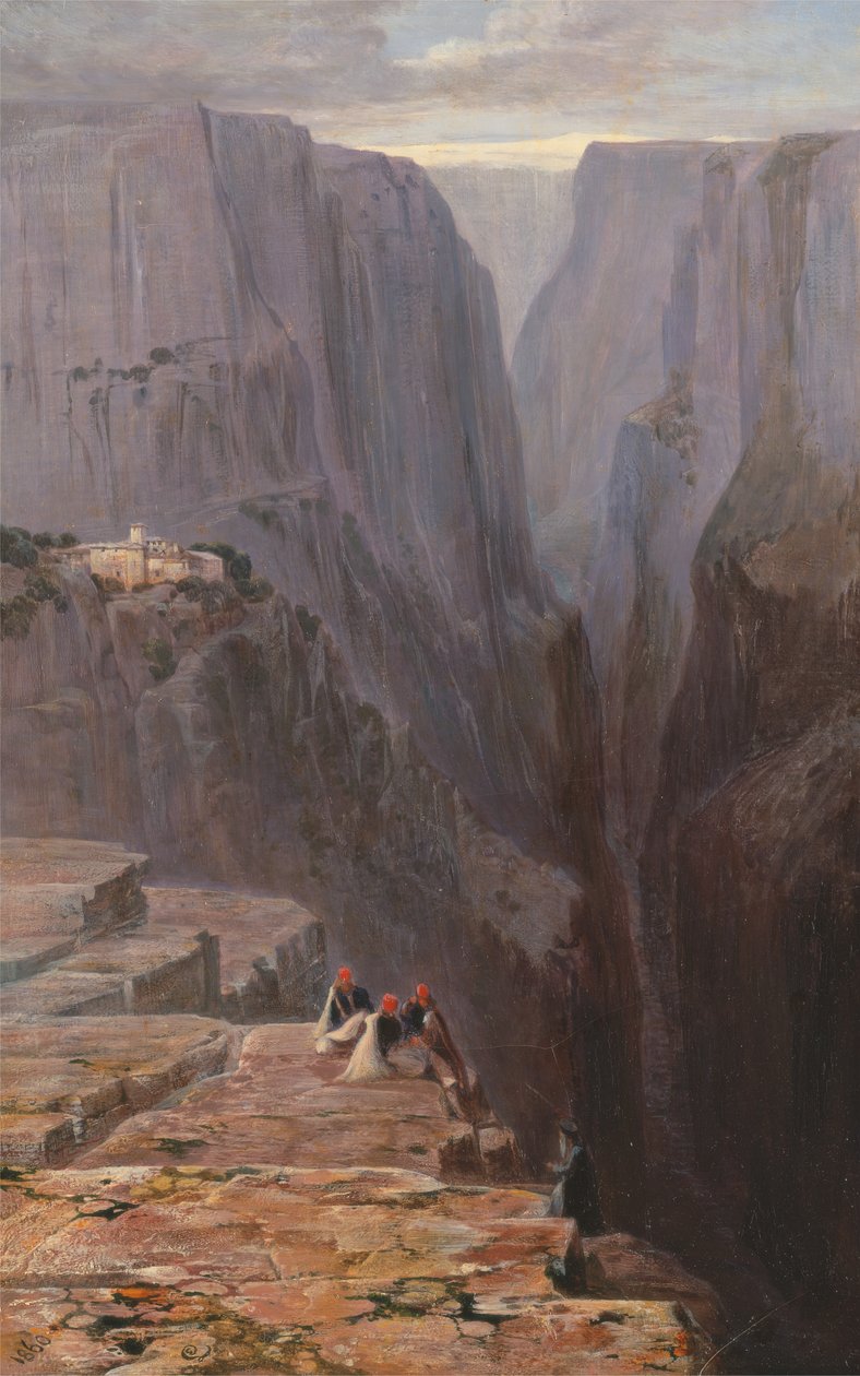 Zagori, Grækenland, 1860. af Edward Lear