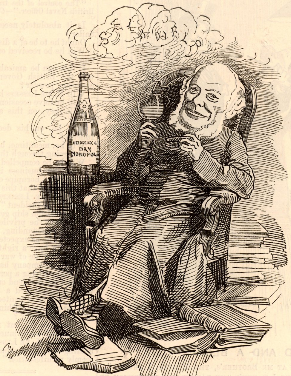 Samuel smiler (1812-1904) af Edward Linley Sambourne