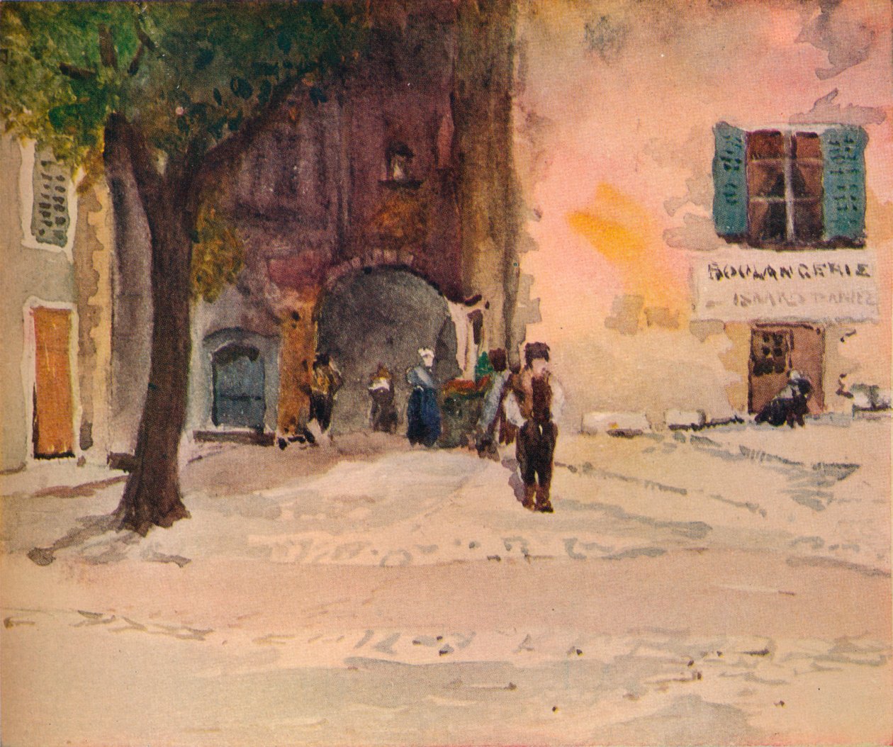 The Gateway, Tourettes, Provence, c1899 af Edward Millington Synge