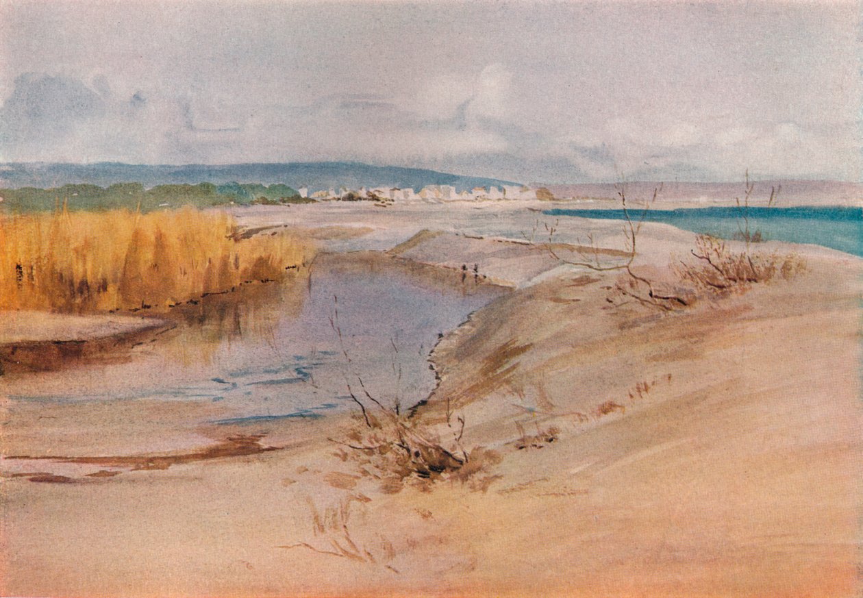 Udsigt over Cagnes, c1899 af Edward Millington Synge