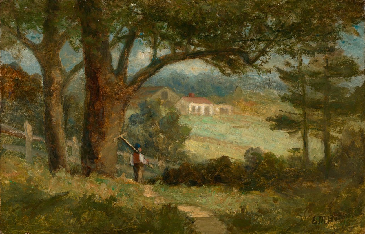 Hjemvendt, 1895. af Edward Mitchell Bannister